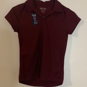 Nautica Kids Burgundy Polo Shirt